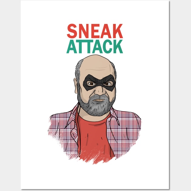 Sneak Attack Wall Art by mattskilton